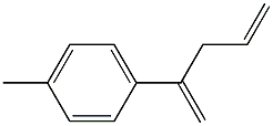 2-p-Tolyl-1,4-pentadiene Struktur