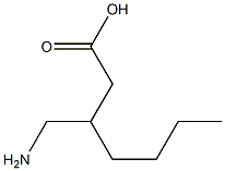 3-Butyl-4-aminobutyric acid Struktur