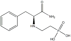 N-(2-Phosphonoethyl)-L-phenylalaninamide Struktur