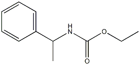 (1-Phenylethyl)carbamic acid ethyl ester Struktur