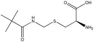 S-[[(tert-Butylcarbonyl)amino]methyl]-L-cysteine Struktur