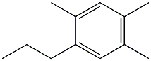 1-Propyl-2,4,5-trimethylbenzene Struktur