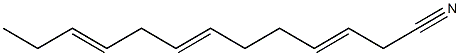 3,7,10-Tridecatrienenitrile Struktur