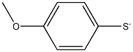 4-Methoxybenzenethiolate Struktur