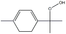 p-Mentha-1,3-dien-8-yl hydroperoxide Struktur