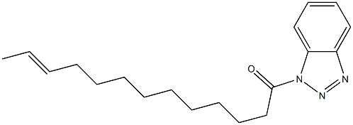 1-(11-Tridecenoyl)-1H-benzotriazole Struktur