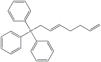 Triphenyl(hepta-2,6-dienyl)phosphonium Struktur