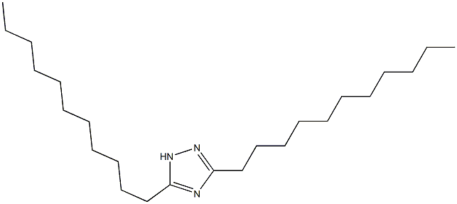 3,5-Diundecyl-1H-1,2,4-triazole Struktur