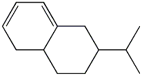 1,2,3,4,4a,5-Hexahydro-2-isopropylnaphthalene Struktur