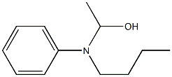 N-Butyl-N-(1-hydroxyethyl)aniline Struktur