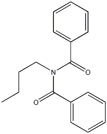 N-Butyl-N-benzoylbenzamide Struktur