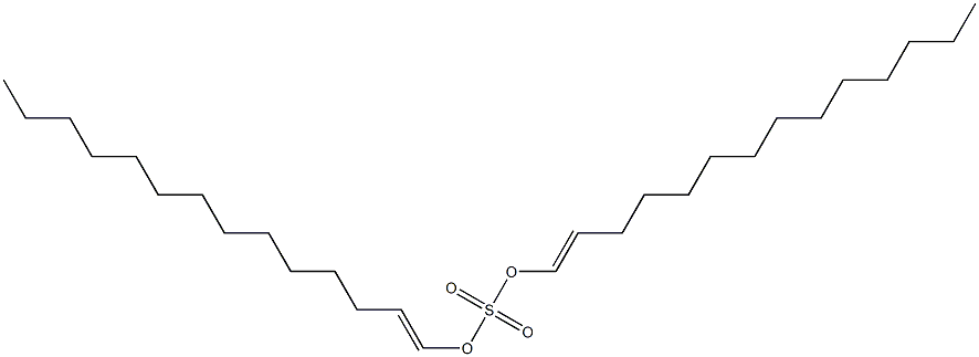 Sulfuric acid di(1-tetradecenyl) ester Struktur