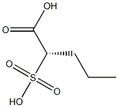 [S,(+)]-2-Sulfovaleric acid Struktur