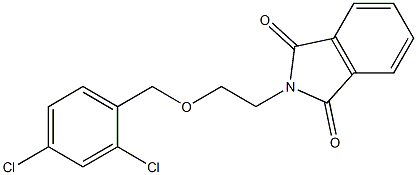 2-[2-(2,4-Dichlorobenzyloxy)ethyl]isoindoline-1,3-dione Struktur