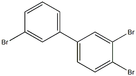 3,3',4-Tribromobiphenyl Struktur