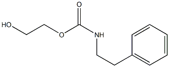 Phenethylcarbamic acid 2-hydroxyethyl ester Struktur