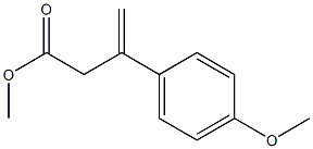 3-(p-Methoxyphenyl)-3-butenoic acid methyl ester Struktur