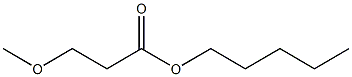 3-Methoxypropionic acid pentyl ester Struktur