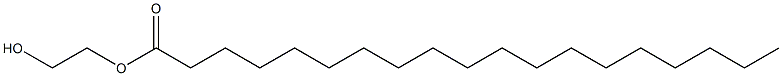 Nonadecanoic acid 2-hydroxyethyl ester Struktur