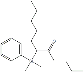 6-(Phenyldimethylsilyl)undecan-5-one Struktur