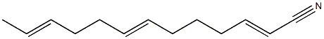 2,7,11-Tridecatrienenitrile Struktur