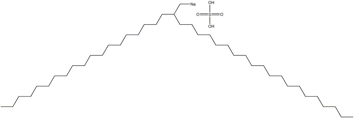 Sulfuric acid 2-nonadecyldocosyl=sodium salt Struktur