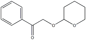 2-(Phenacyloxy)tetrahydro-2H-pyran Struktur