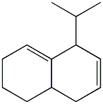 1,4,4a,5,6,7-Hexahydro-1-isopropylnaphthalene Struktur