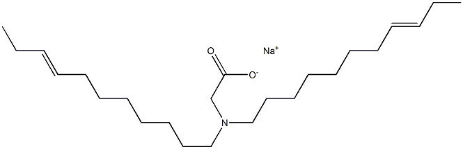 N,N-Di(8-undecenyl)aminoacetic acid sodium salt Struktur