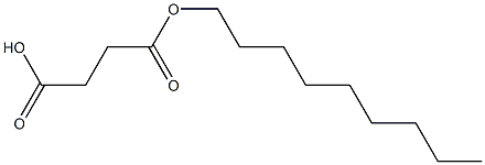 Succinic acid hydrogen 1-nonyl ester Struktur