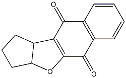 2,3-Propano-2,3-dihydronaphtho[2,3-b]furan-4,9-dione Struktur