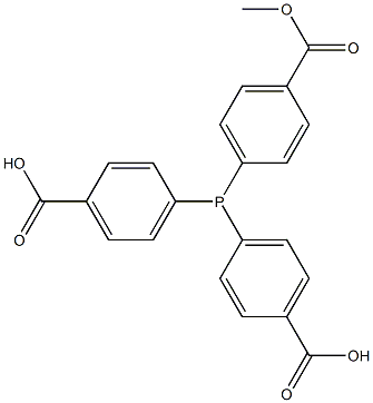 4,4',4''-Phosphinylidynetris(benzoic acid methyl) ester Struktur