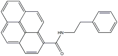 N-Phenethylpyrene-1-carboxamide Struktur