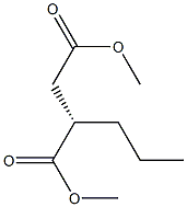 [S,(-)]-Propylsuccinic acid dimethyl ester Struktur