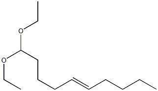 5-Decenal diethyl acetal Struktur