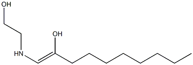1-[(2-ヒドロキシエチル)アミノ]-1-デセン-2-オール 化學(xué)構(gòu)造式