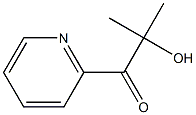 1-(2-Pyridyl)-2-hydroxy-2-methylpropane-1-one Struktur