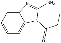 1-Propionyl-2-amino-1H-benzimidazole Struktur