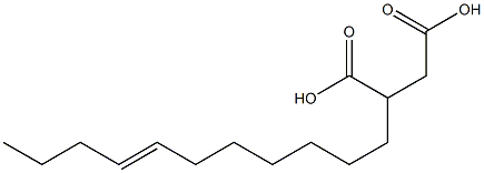 9-Tridecene-1,2-dicarboxylic acid Struktur