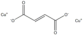 Fumaric acid dicopper(I) salt Struktur