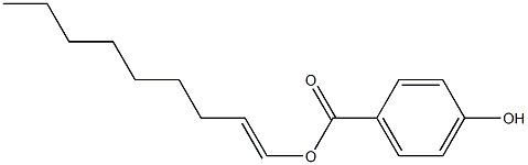 4-Hydroxybenzoic acid 1-nonenyl ester Struktur