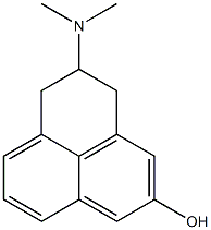 2,3-Dihydro-2-(dimethylamino)-1H-phenalen-5-ol Struktur