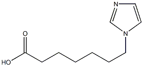 1H-Imidazole-1-heptanoic acid Struktur