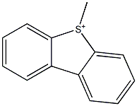 5-Methyldibenzothiophen-5-ium Struktur