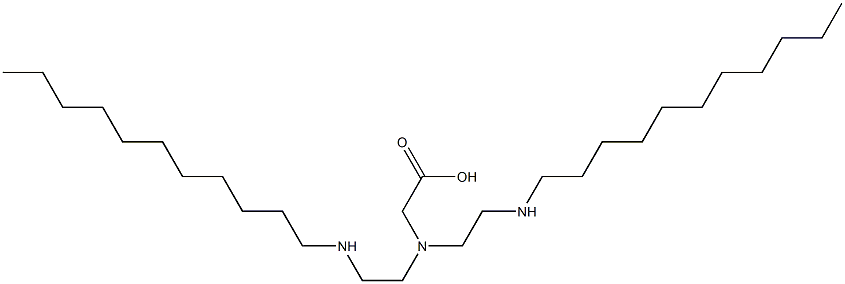 N,N-Bis[2-(undecylamino)ethyl]glycine Struktur