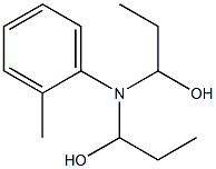 N,N-Di(1-hydroxypropyl)-o-toluidine Struktur