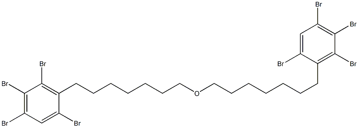 2,4,5,6-Tetrabromophenylheptyl ether Struktur