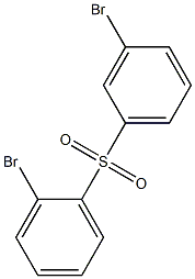 2-Bromophenyl 3-bromophenyl sulfone Struktur