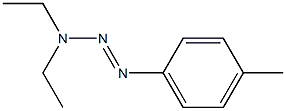 1-(4-Methylphenyl)-3,3-diethyltriazene Struktur