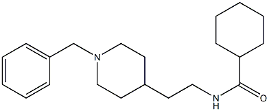 N-[2-(1-Benzyl-4-piperidinyl)ethyl]cyclohexanecarboxamide Struktur